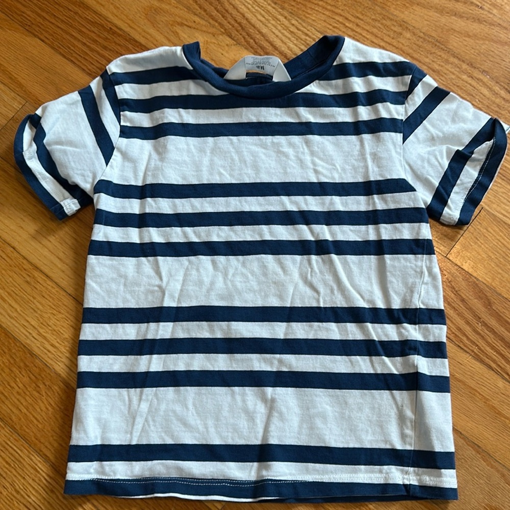 Blue striped T-shirt